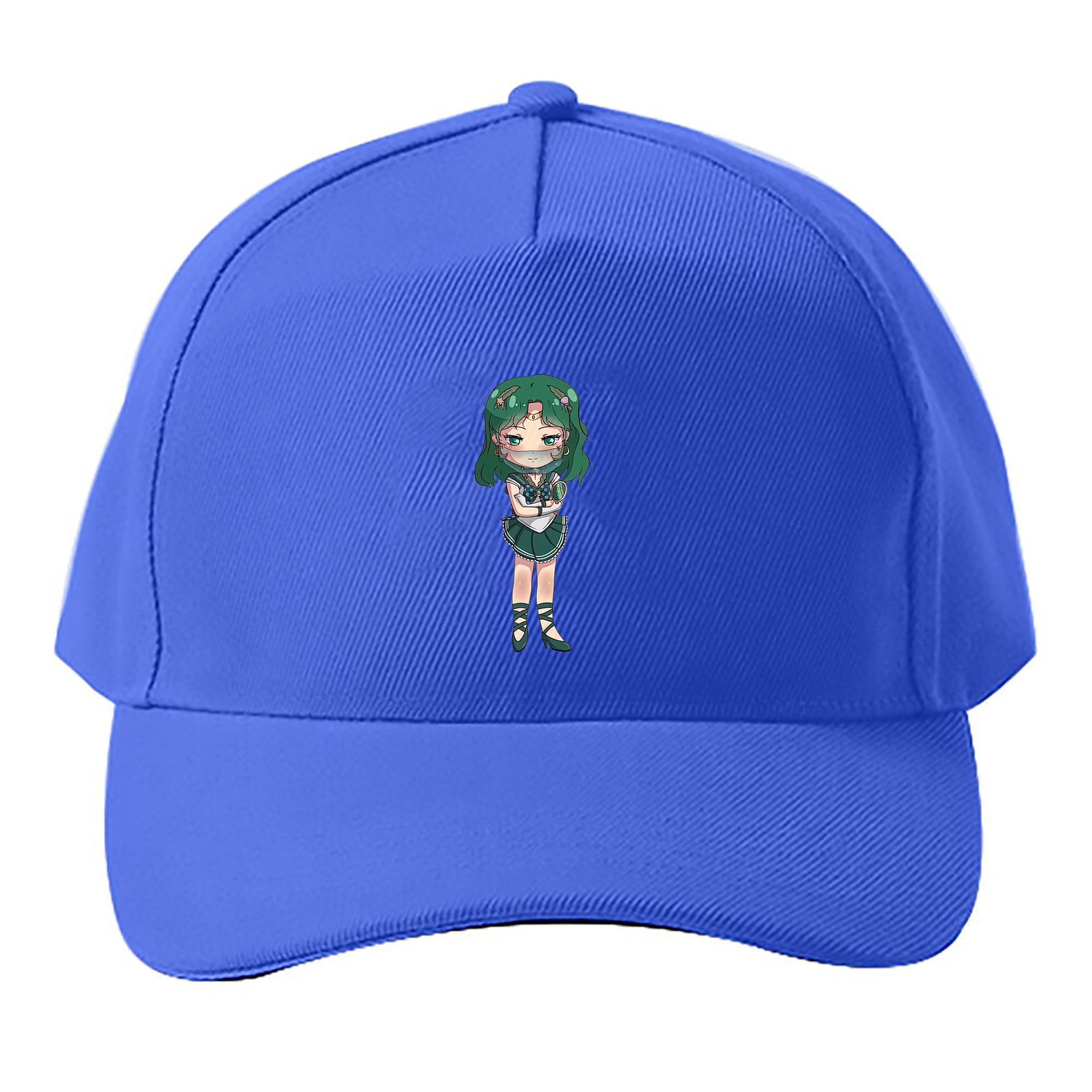 （画像用） 美少女戦士セーラームーン 海王 みちる（かいおう みちる） Sailor Moon Kaiou Michiru ベースボールキャップ 綿100％ 男女兼用 帽子 スポーツ